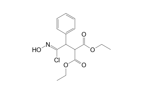 3,3-Diethoxycarbonyl-2-phenylpropanohydroximoyl chloride
