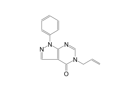 4H-pyrazolo[3,4-d]pyrimidin-4-one, 1,5-dihydro-1-phenyl-5-(2-propenyl)-
