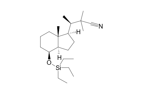 (8S,20R)-Des-A,B-20-(cyano-dimethyl-methyl)-8.beta.-[(triethylsilyl)oxy]-pregnane
