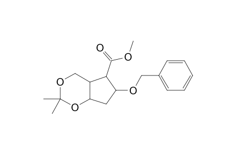Methyl 3,3-Dimethyl-8-benzyloxy-2,4-dioxabicyclo[4.3.0]nonane-7-carboxylate