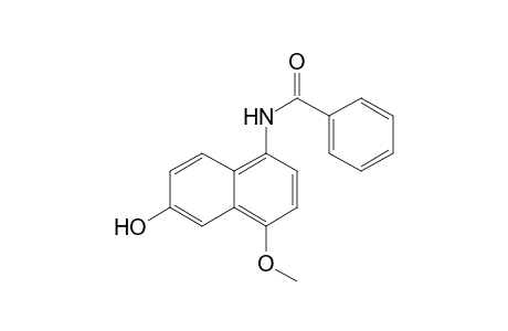 1-(Benzoylamino)-4-methoxy-6-hydroxynaphthalene