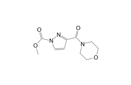 methyl 3-(4-morpholinylcarbonyl)-1H-pyrazole-1-carboxylate