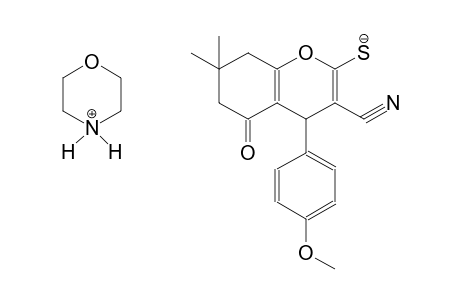 morpholin-4-ium 3-cyano-4-(4-methoxyphenyl)-7,7-dimethyl-5-oxo-5,6,7,8-tetrahydro-4H-chromene-2-thiolate