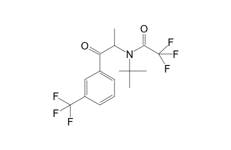 1-(3-(Trifluoromethyl)phenyl)-2-tert-butylamino-propan-1-one TFA