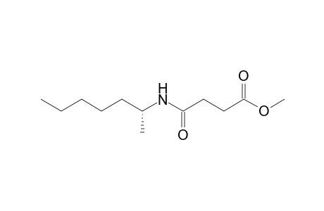 Methyl (R)-3-[N-(1-methylhexyl)carbamoyl]propanoate