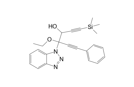 4-(1-benzotriazolyl)-4-ethoxy-6-phenyl-1-trimethylsilyl-3-hexa-1,5-diynol