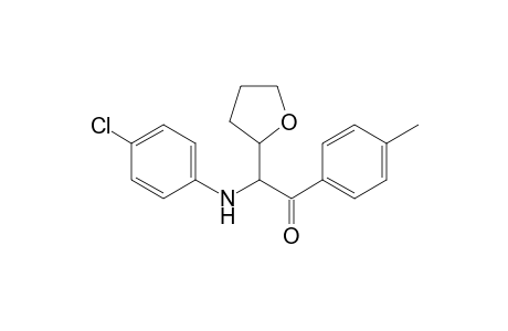 2-(4-Chlorophenylamino)-2-(tetrahydrofuran-2-yl)-1-p-tolylethanone
