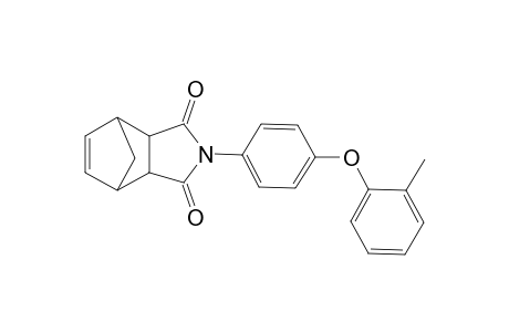 4-Azatricyclo[5.2.1.0(2,6)]dec-8-ene-3,5-dione, 4-[4-(2-methylphenoxy)phenyl]-