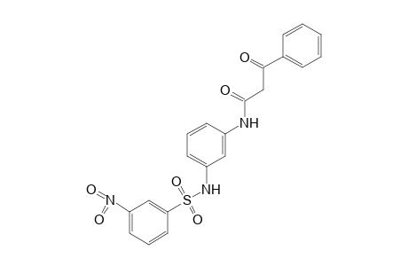 2-BENZOYL-3'-[(m-NITROPHENYL)SULFONAMIDO]ACETANILIDE