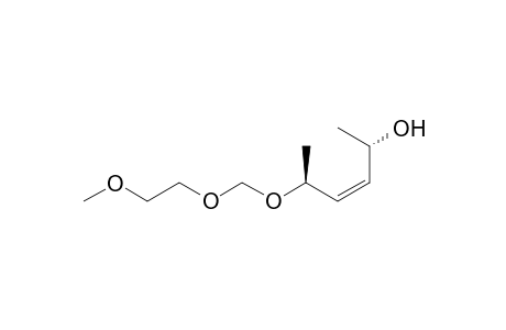 (2S,3Z,5S)-5-[(2-methoxyethoxy)methoxy]-3-hexen-2-ol