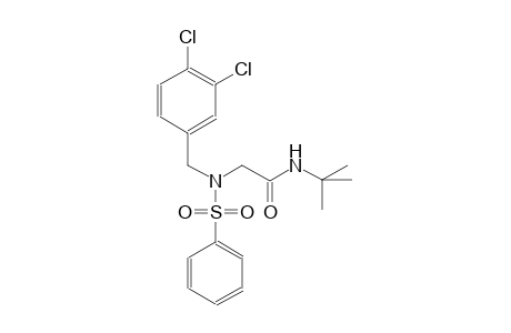 N-(tert-butyl)-2-[(3,4-dichlorobenzyl)(phenylsulfonyl)amino]acetamide