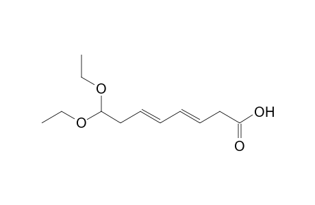 (3E,5E)-8,8-Diethoxyoct-3,5-dienoic acid