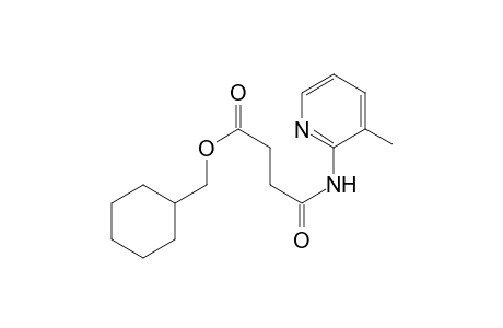 Cyclohexylmethyl 4-[(3-methyl-2-pyridinyl)amino]-4-oxobutanoate