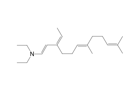 (1E,3Z,6E)-N,N-diethyl-3-ethylidene-7,11-dimethyldodeca-1,6,10-trien-1-amine