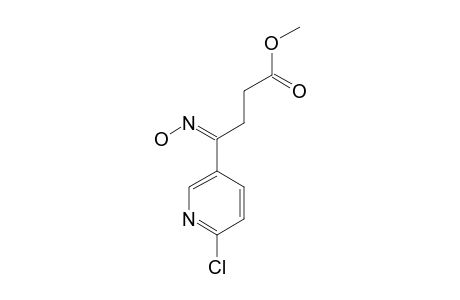 METHYL-4-(6-CHLOROPYRIDIN-3-YL)-4-HYDROXYIMINOBUTYRATE;Z-ISOMER