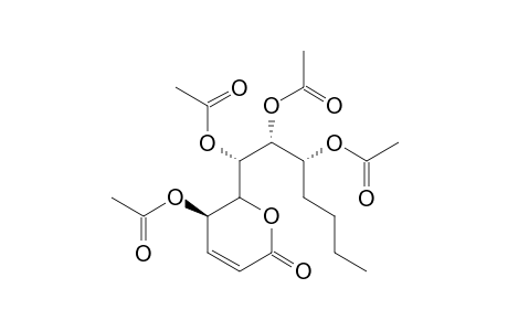 6S-[1,2,3-TRI-ACETYLOXY-HEPTANYL]-5S-ACETYLOXY-5,6-DIHYDRO-2H-PYRAN-3-ONE