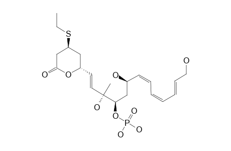 #8;(1R,3R,4Z,6Z,8E)-[3,10-DIHYDROXY-1-[(1R,2E)-1-HYDROXY-1-METHYL-3-((2R)-6-OXO-4-ETHYLTHIOTETRAHYDROPYRAN-2H-PYRAN-2-YL)-ALLYL]-DECA-4,6,8-TRIEN-1-YL]-DIHYDRO