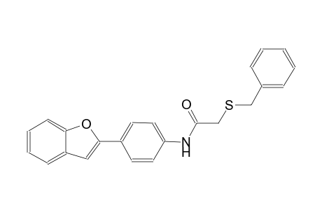 acetamide, N-[4-(2-benzofuranyl)phenyl]-2-[(phenylmethyl)thio]-