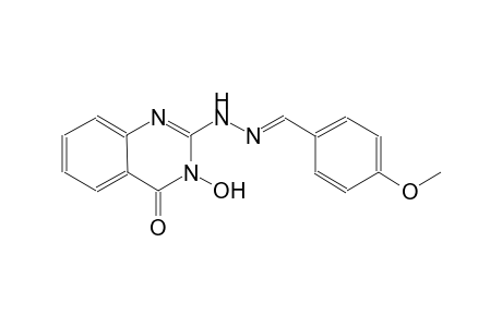 4-methoxybenzaldehyde (3-hydroxy-4-oxo-3,4-dihydro-2-quinazolinyl)hydrazone