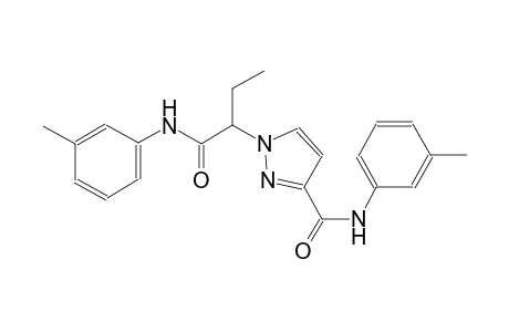 1H-pyrazole-1-acetamide, alpha-ethyl-N-(3-methylphenyl)-3-[[(3-methylphenyl)amino]carbonyl]-