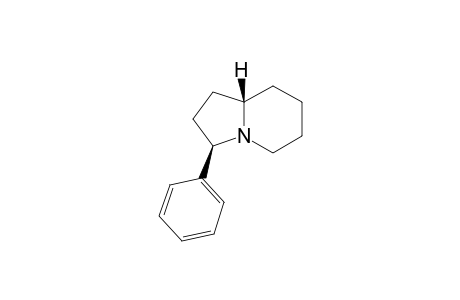 rel-(3R,8aS)-3-Phenyloctahydroindolizine
