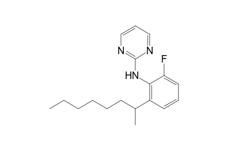 N-[2-Fluoro-6-(octan-2-yl)phenyl]pyrimidin-2-amine