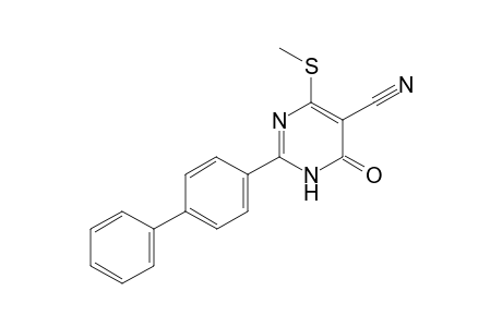 5-Cyano-4-methylsulfanyl-2-(4-phenylphenyl)-1H-pyrimidin-6-one
