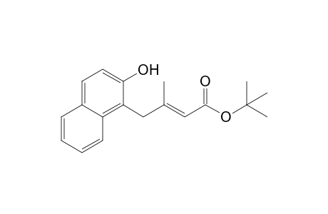 tert-Butyl (E)-4-(2-hydroxy-1-naphthyl)-3-methyl-2-butenoate
