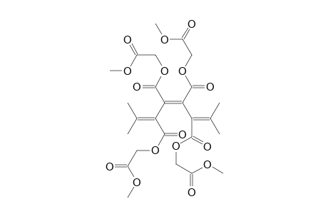 (Z)-2,7-Dimethylcta-2,4,6-triene-3,4,5,6-tetra[(.alpha.-methoxycarbonyl)acetate]