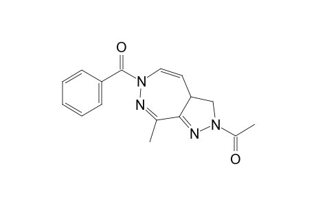 2-acetyl-6-benzoyl-8-methyl-2,3,3a,6-tetrahydropyrazolo[3,4-d][1,2]diazepine