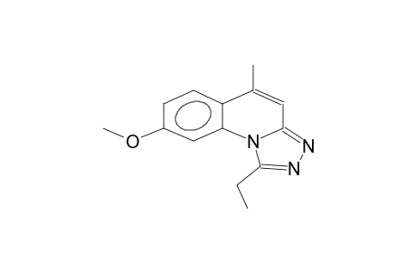 1-ethyl-5-methyl-8-methoxy-1,2,4-triazolo[4,3-a]quinoline