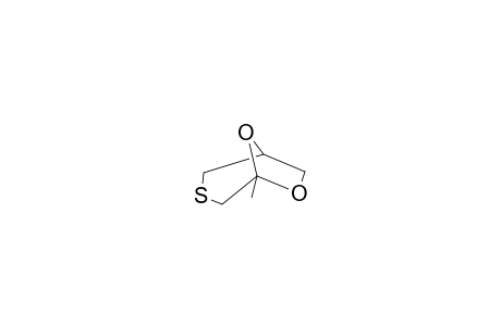 1-METHYL-2,8-DIOXA-6-THIABICYCLO-[3.2.1]-OCTANE