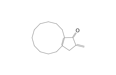 1H-Cyclopentacyclododecen-1-one, 2,3,4,5,6,7,8,9,10,11,12,13-dodecahydro-2-methylene-