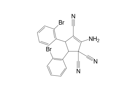 1-Amino-2,5,5-tricyano-3,4-bis(o-bromophenyl)cyclopent-1-ene