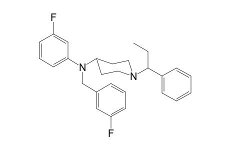 N-3-Fluorobenzyl-N-3-fluorophenyl-1-(1-phenylpropyl)piperidin-4-amine