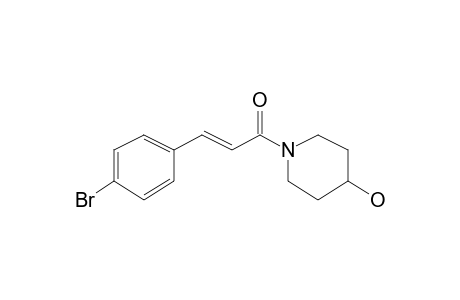 3-(4-Bromophenyl)-1-(4-hydroxypiperidin-1-yl)-propenone