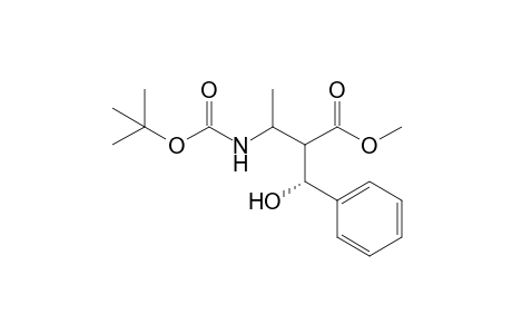 3-tert-Butoxycarbonylamino-2-((R)-hydroxy-phenyl-methyl)-butyric acid methyl ester