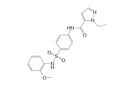 1-ethyl-N-{4-[(2-methoxyanilino)sulfonyl]phenyl}-1H-pyrazole-5-carboxamide