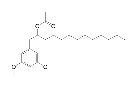 1-O-METHYL-5-(2-ACETOXYTRIDECYL)-RESORCINOL