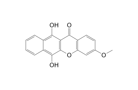 12H-Benzo[b]xanthen-12-one, 6,11-dihydroxy-3-methoxy-