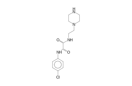N-(4-Chlorophenyl)-N'-[2-(1-piperazinyl)ethyl]oxamide