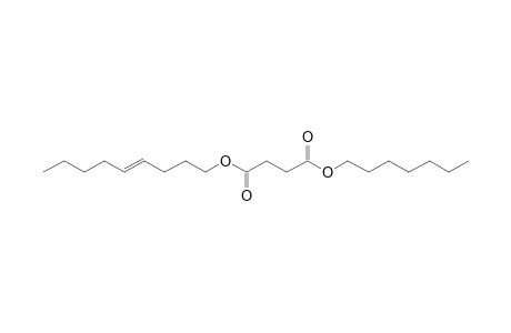 Succinic acid, heptyl non-4-enyl ester