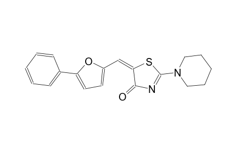 (5E)-5-[(5-phenyl-2-furyl)methylene]-2-(1-piperidinyl)-1,3-thiazol-4(5H)-one
