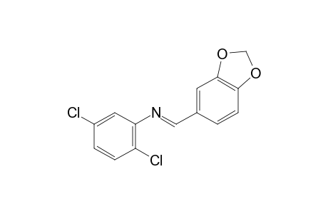 2,5-dichloro-N-piperonylideneaniline