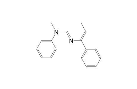 Methanimidamide, N-methyl-N-phenyl-N'-(1-phenyl-1-propenyl)-, (?,E)-