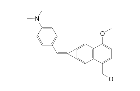 1-[(4-DIMETHYLAMINOPHENYL)-METHYLIDENE]-3,6-DIMETHOXY-1H-CYClOPROPA-[B]-NAPHTHALENE