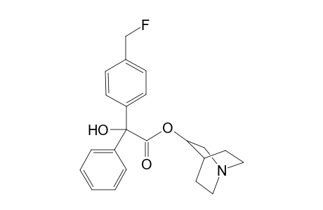 (R)-Azabicyclo[2.2.2]oct-3-yl (S)-.alpha.-Hydroxy-.alpha.-[4-(fluoromethyl)phenyl]benzeneacetate ((R,S)-FMeQNB)