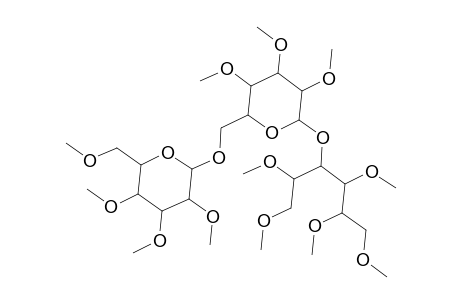1,2,3,5,6-Penta-O-methyl-4-O-[2,3,4-tri-O-methyl-6-O-(2,3,4,6-tetra-O-methylhexopyranosyl)hexopyranosyl]hexitol