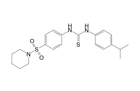 4-isopropyl-4'-(piperidinosulfonyl)thiocarbanilide