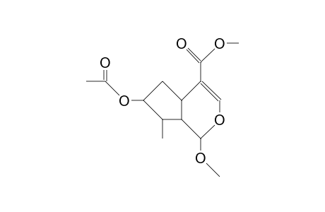 7-O-Acetyl-B-methyl 8-epiloganin aglycone